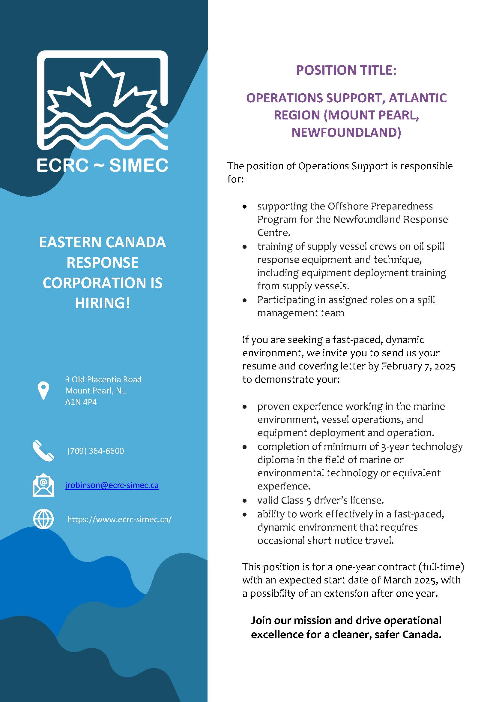 Operations Support – Offshore