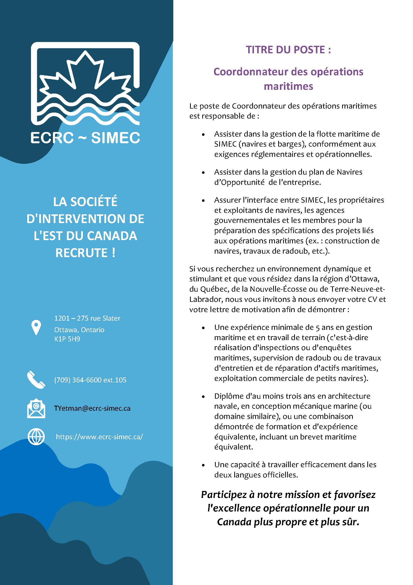 Coordonnateur des opérations maritimes